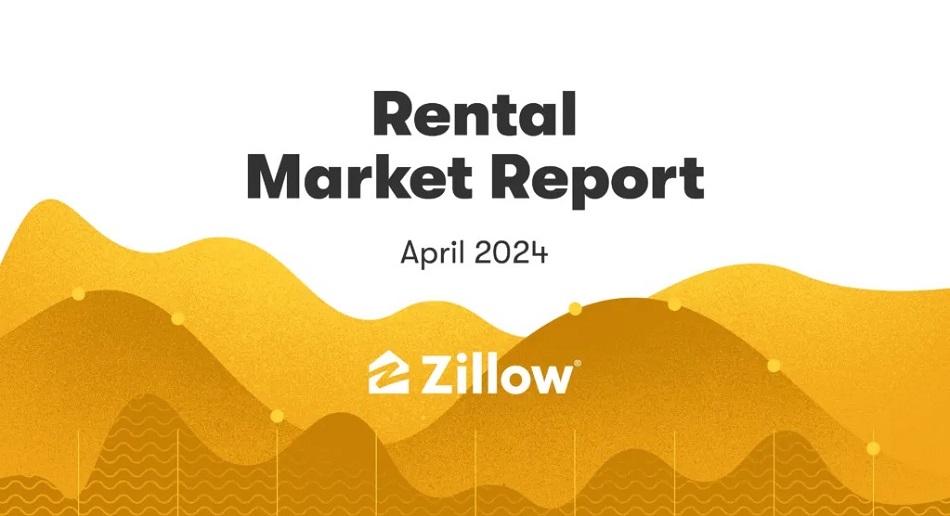 2024年4月 Zillow美國(guó)租赁市场报告，典型租金接近2000美元